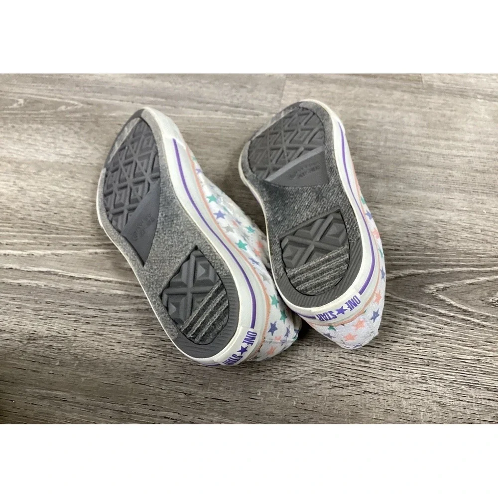 Converse Youth Size 6 Slip On Shoes Girls One Star Sneakers Stars 614979FT